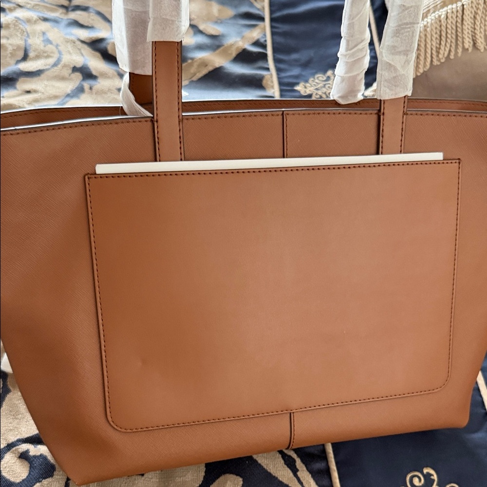 Michael Kors Brown Leather Tote - Picture 4 of 6